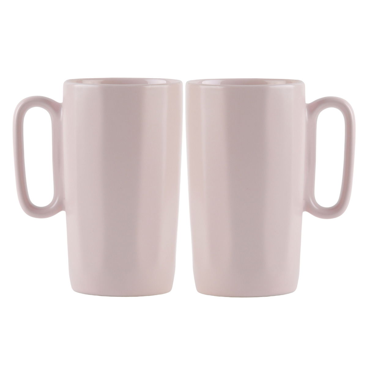 VIALLI DESIGN Fuori 330 ml 2 szt. różowe - kubki kamionkowe wysokie