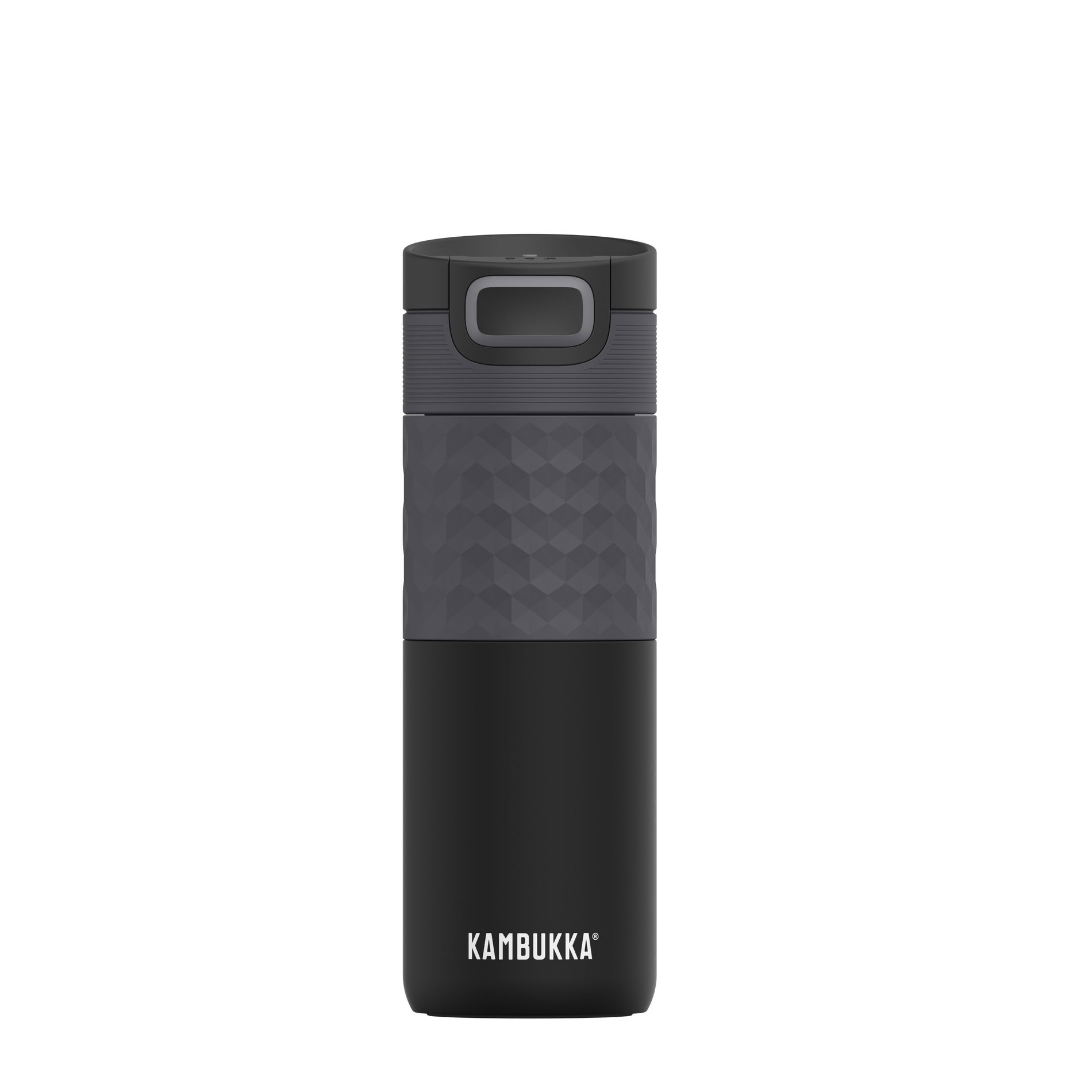 KAMBUKKA Etna Black Steel 500 ml czarny - kubek termiczny ze stali nierdzewnej
