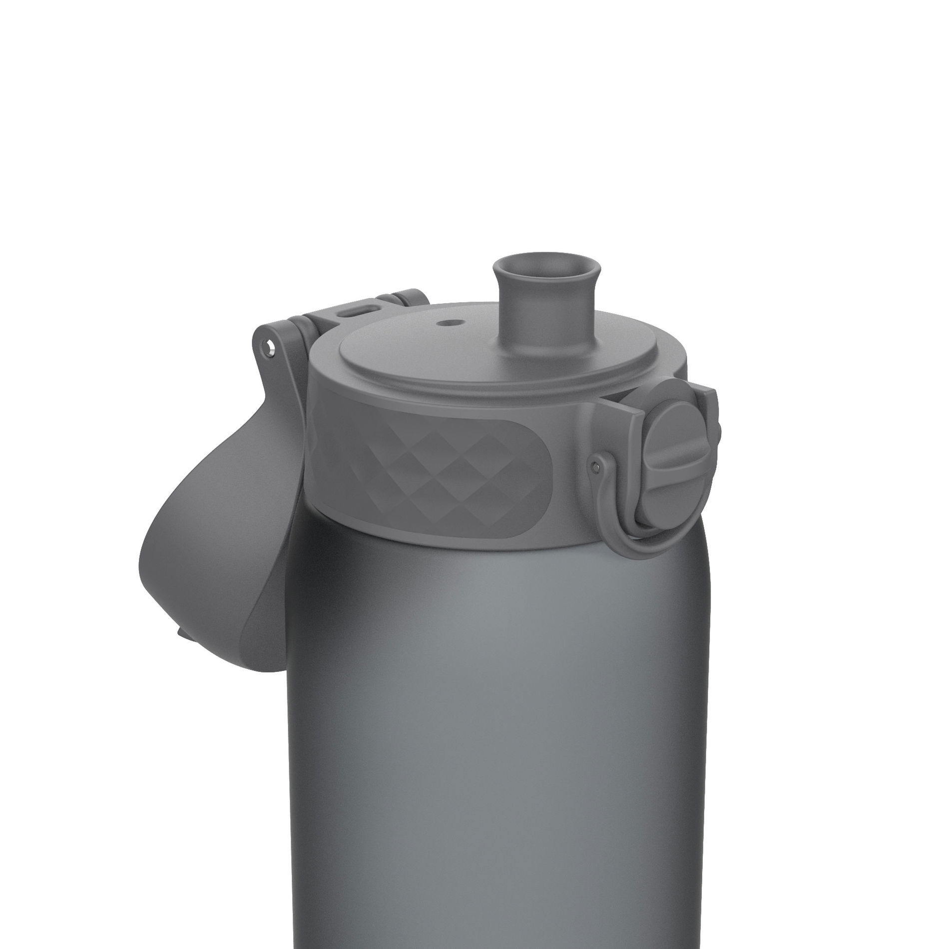 ION8 Recyclon Grey 0,35 l - butelka / bidon na wodę ze słomką