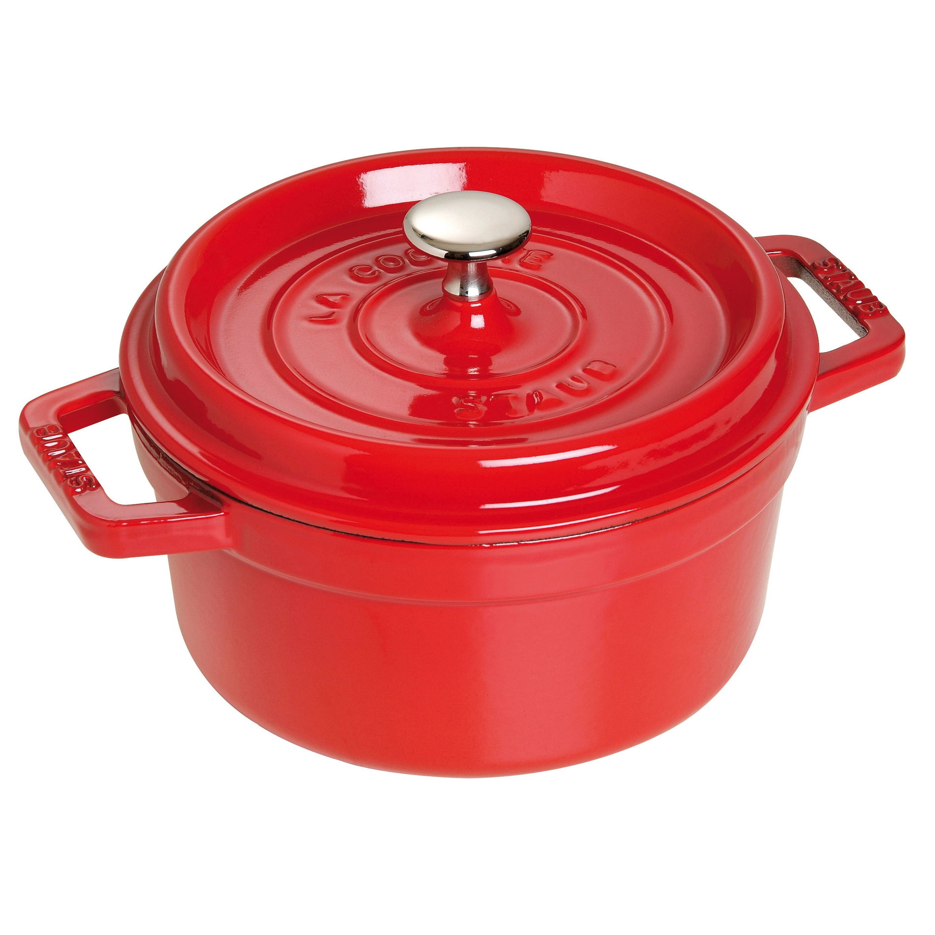 STAUB La Cocotte 2,2 l czerwony - garnek żeliwny z pokrywką