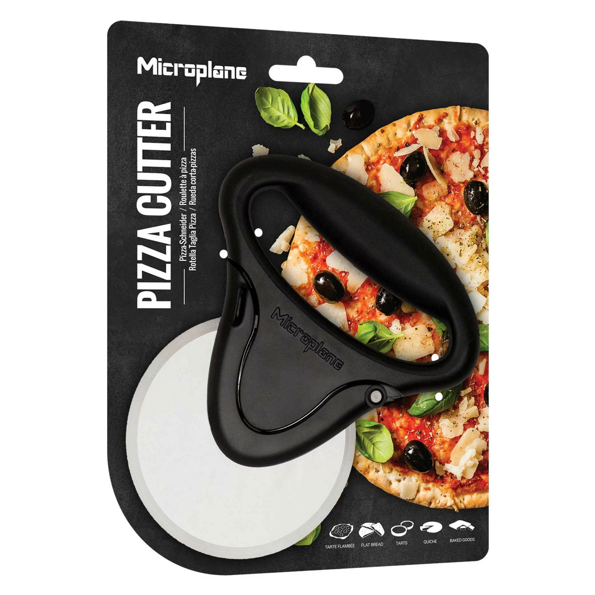 MICROPLANE Specialty - nůž na krájení pizzy z nerezové oceli