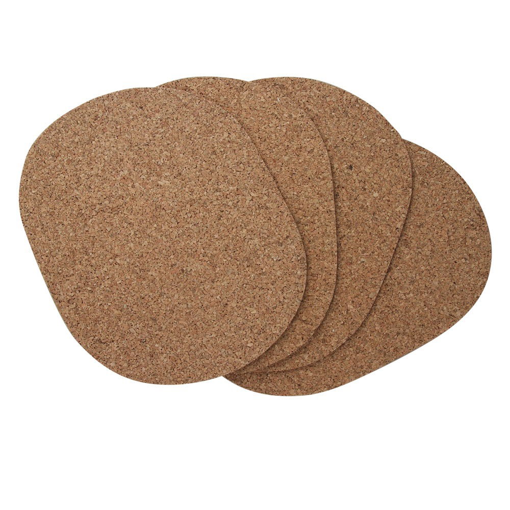 Oválne korkové podložky na stôl / Stolové podložky TABLE PAD OVAL 40 x 29 cm 4 ks