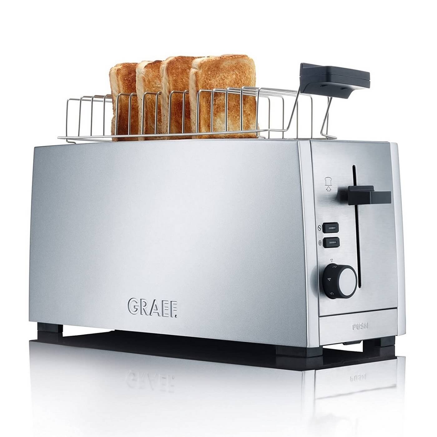 Toustovač / Elektrický sendvičovač z nerezové oceli GRAEF CHEF''S LINE TO 1001380 W