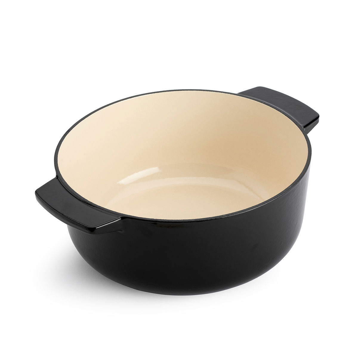 KITCHENAID Onyx Black 5,2 l - garnek żeliwny z pokrywką