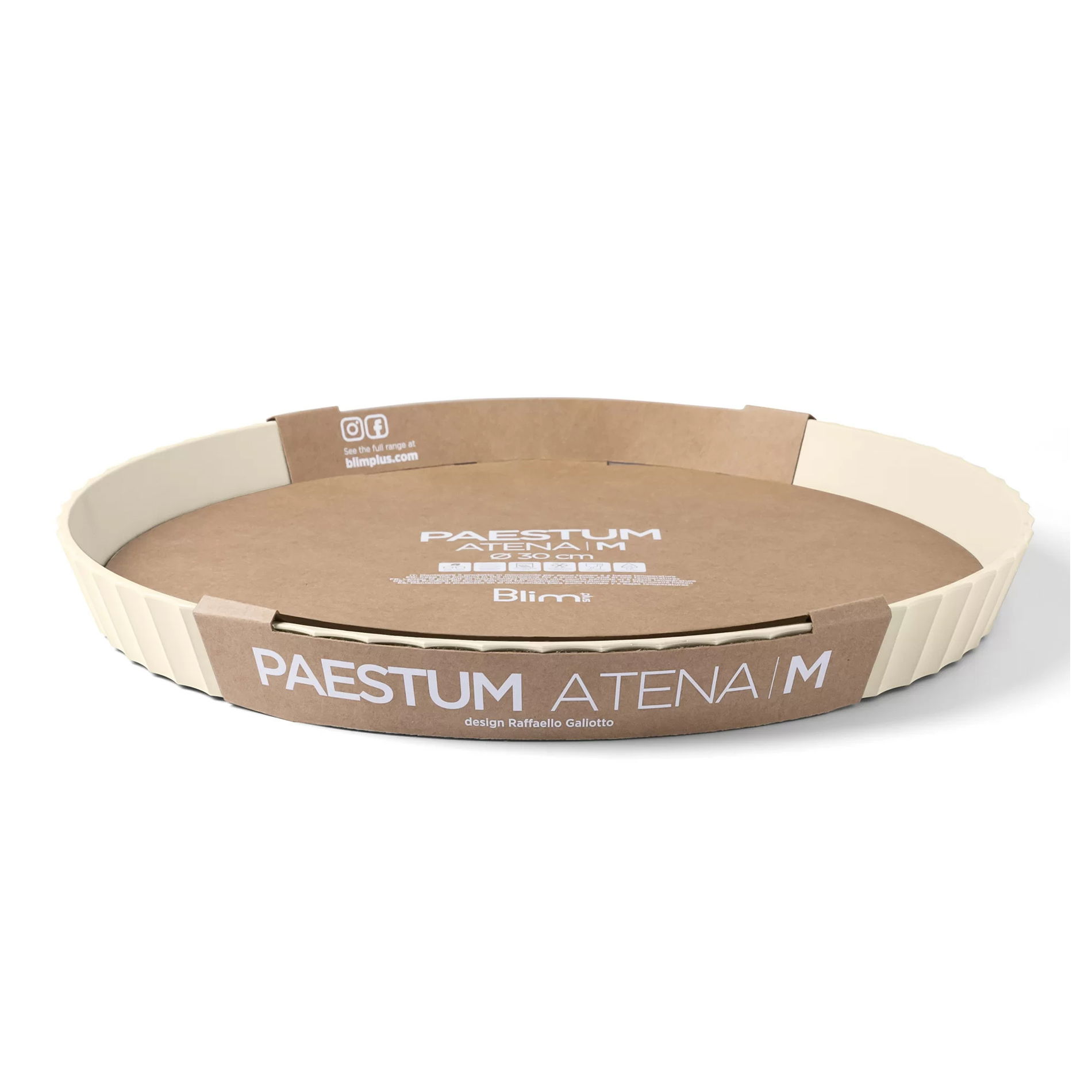 BLIM+ Paestum Atena 30 cm - tanier na podávanie občerstvenia