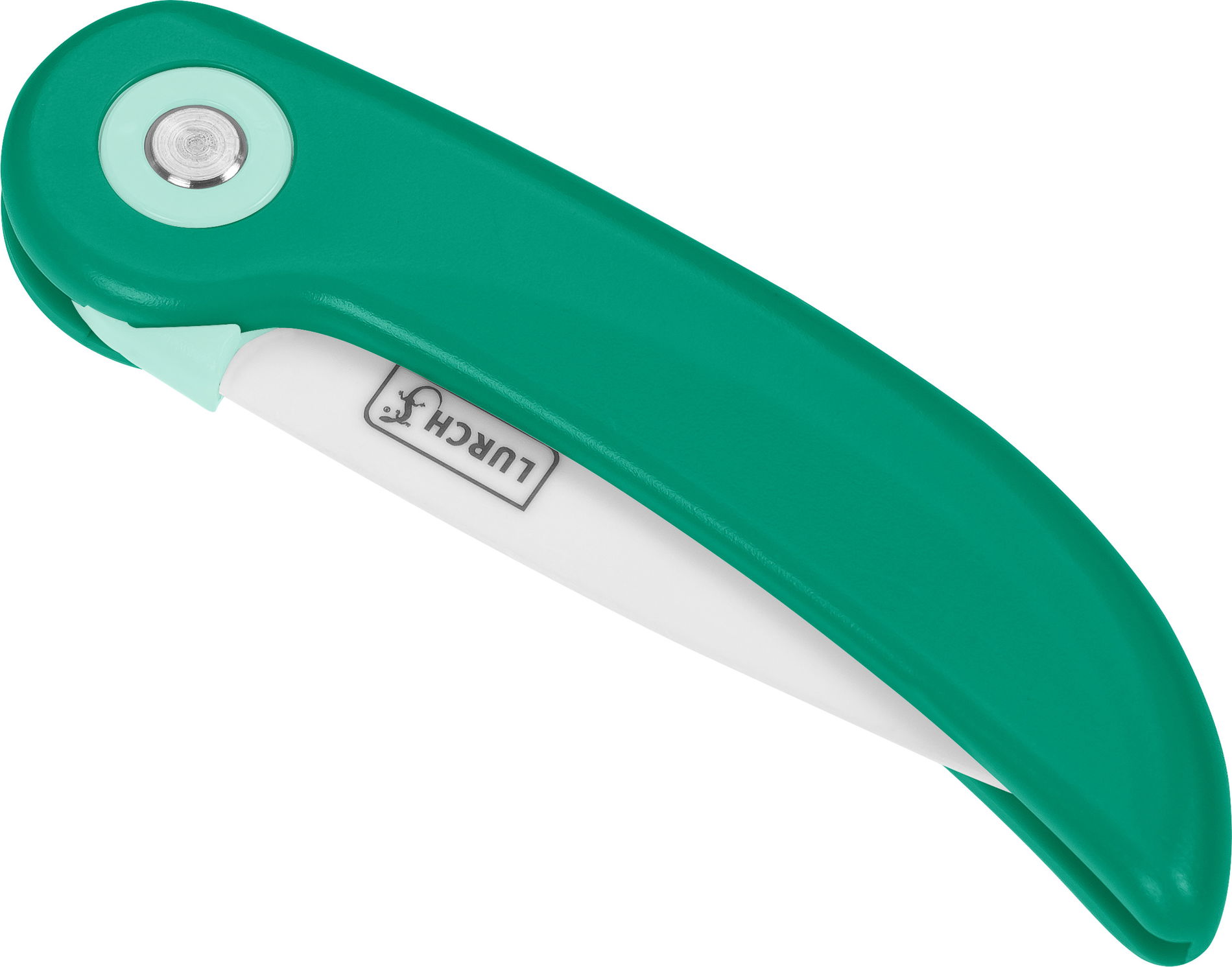 LURCH 7,5 cm zelený - skládací univerzální keramický nůž