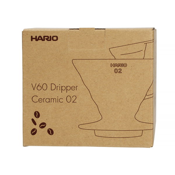 HARIO Drip V60-02 - keramický kávový dripper s měřítkem