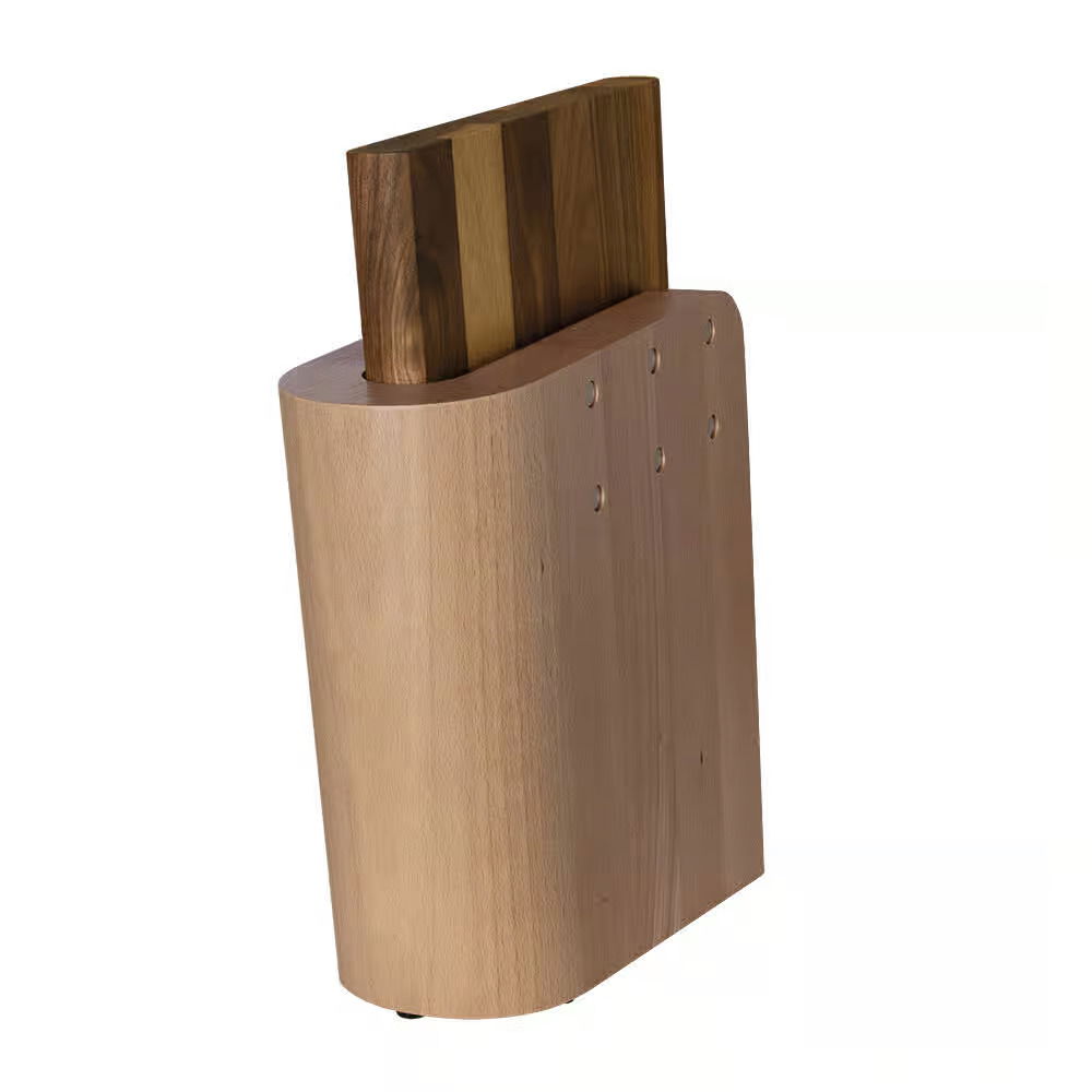 ARTELEGNO Grand Prix - magnetický nůžkový stojan s bukovým prkénkem na krájení