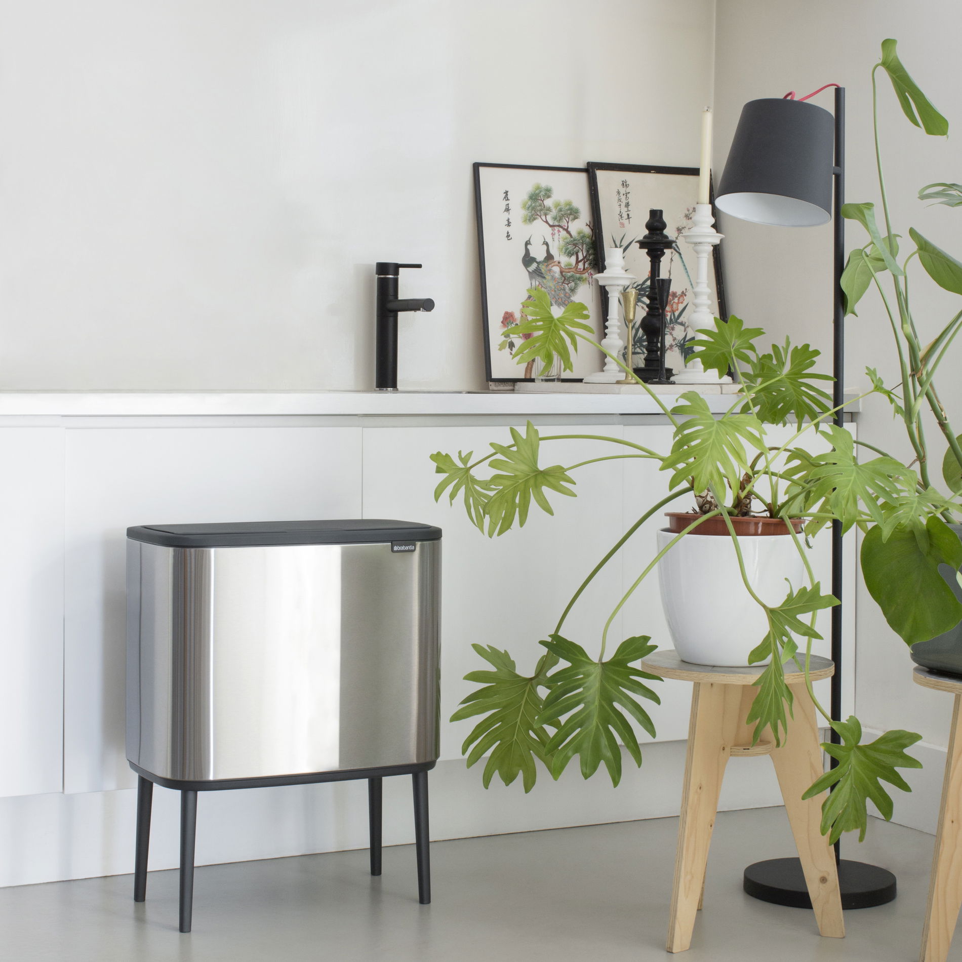 BRABANTIA Bo Touch Bin 33 l (316081) - nerezový koš na třídění odpadu tříkomorový
