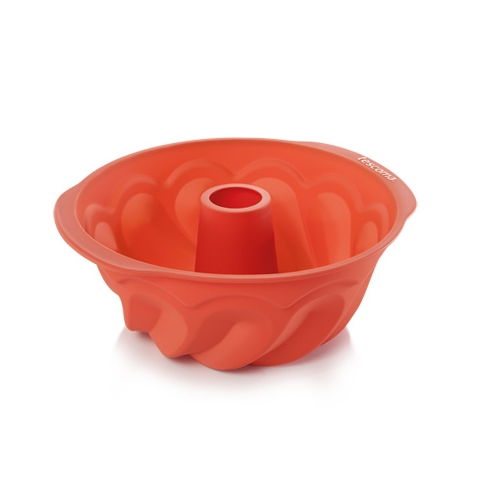 TESCOMA Delicia Silicon Prime 24 cm - silikónová forma na bábovku s trubicou + poleva a posýpka