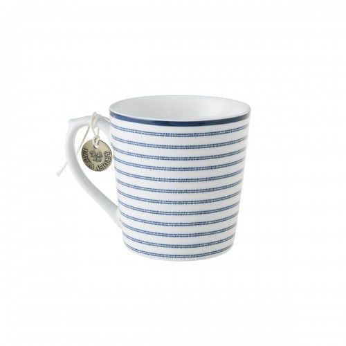 Porcelánový hrnek LAURA ASHLEY CANDY STRIPE bílý 250 ml