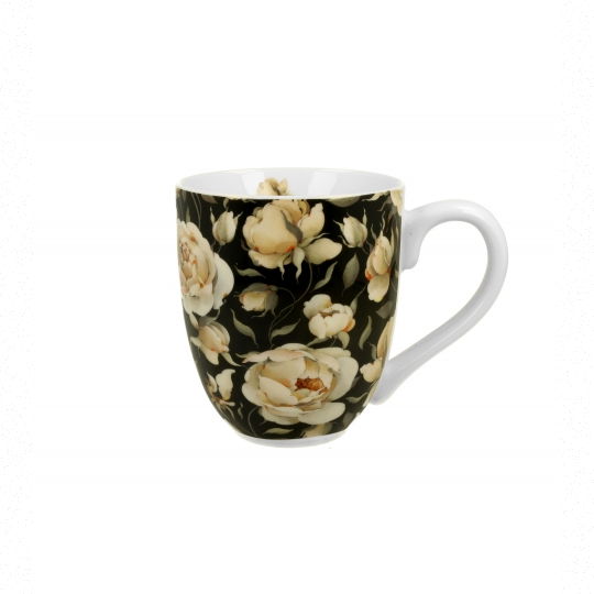 Veľký porcelánový hrnček DUO FLORAL EXCLUSIVE ENGLISH ROSES 1000 ml