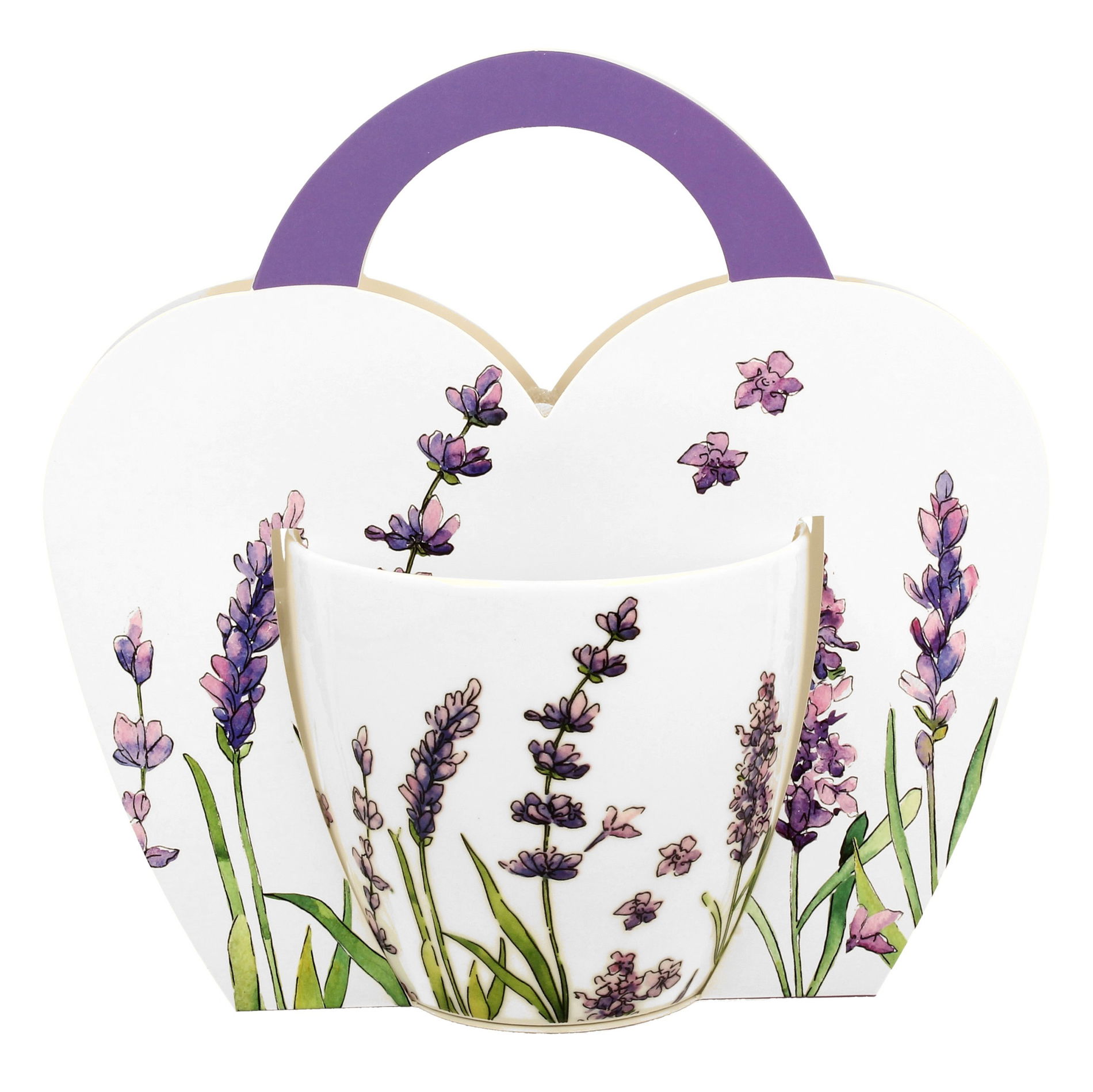 Porcelánový hrnek DUO CLASSIC LAVENDER 460 ml