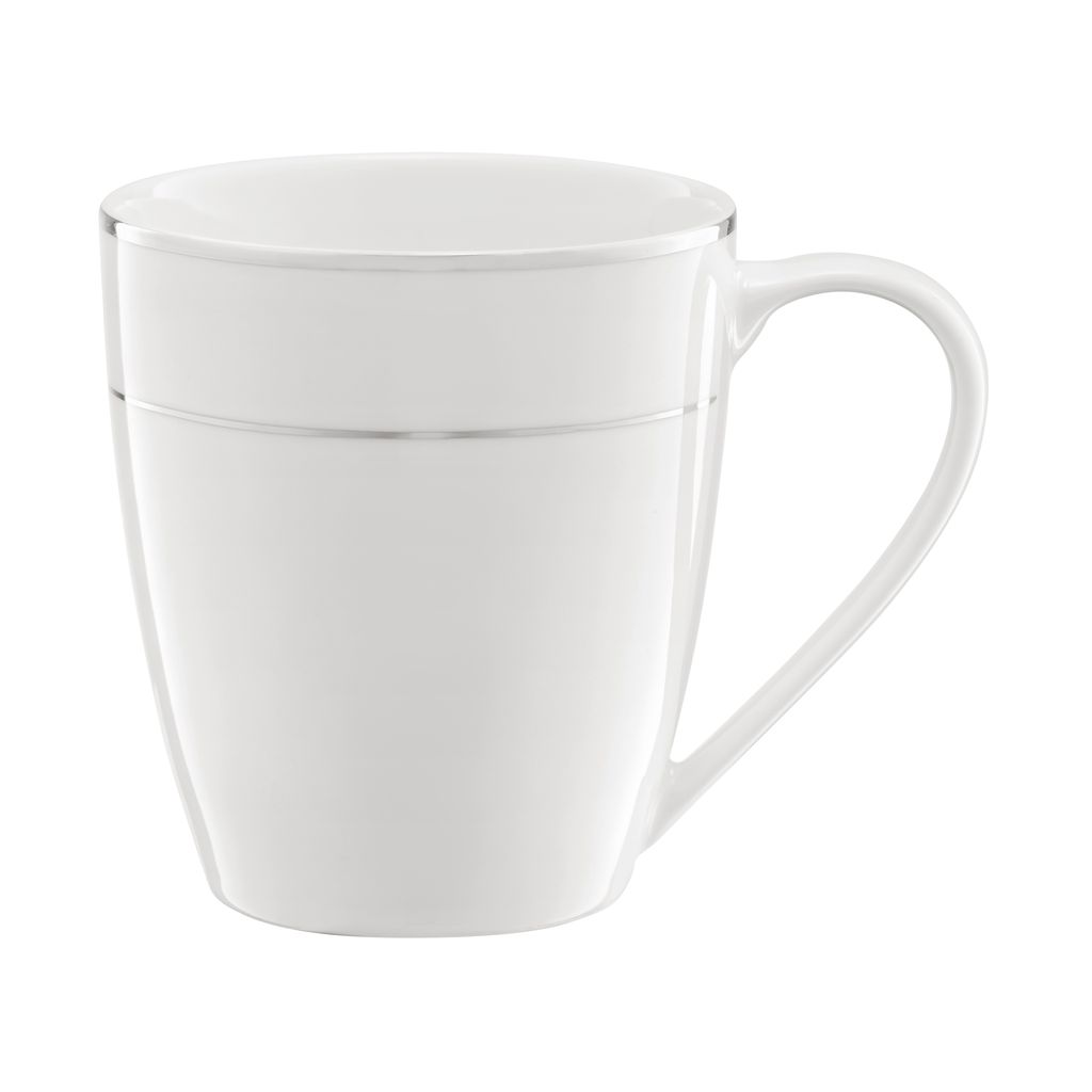 AMBITION Aura Silver 360 ml - porcelánový hrnček