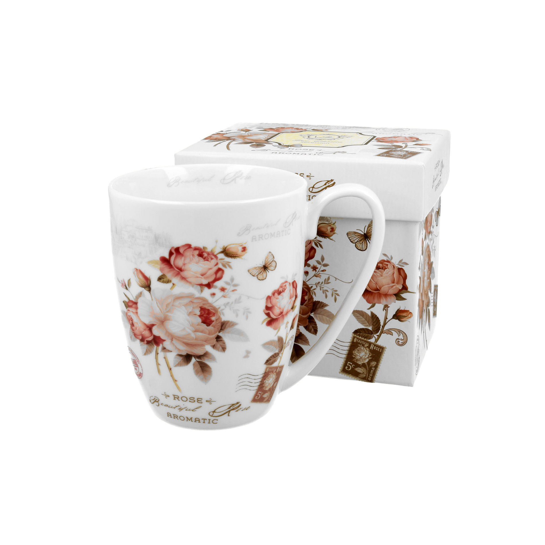 Porcelánový hrnek DUO SECESE 380 ml