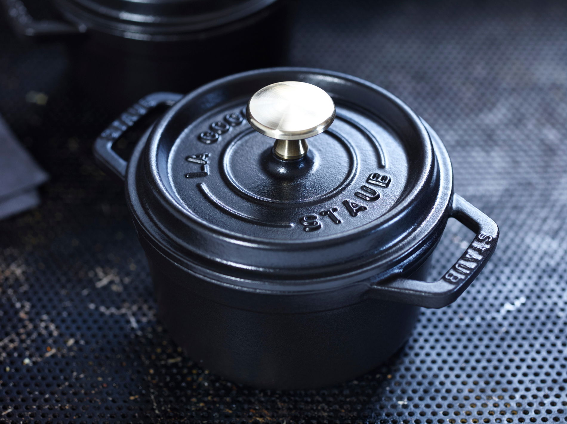 STAUB La Cocotte Mini 250 ml czarna - kokilka / naczynie do zapiekania żeliwne z pokrywką
