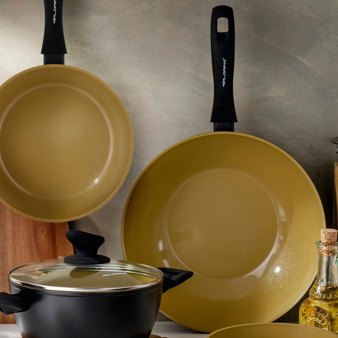 Nepřilnavá pánev / wok FLORINA AMVEGAN 28 cm