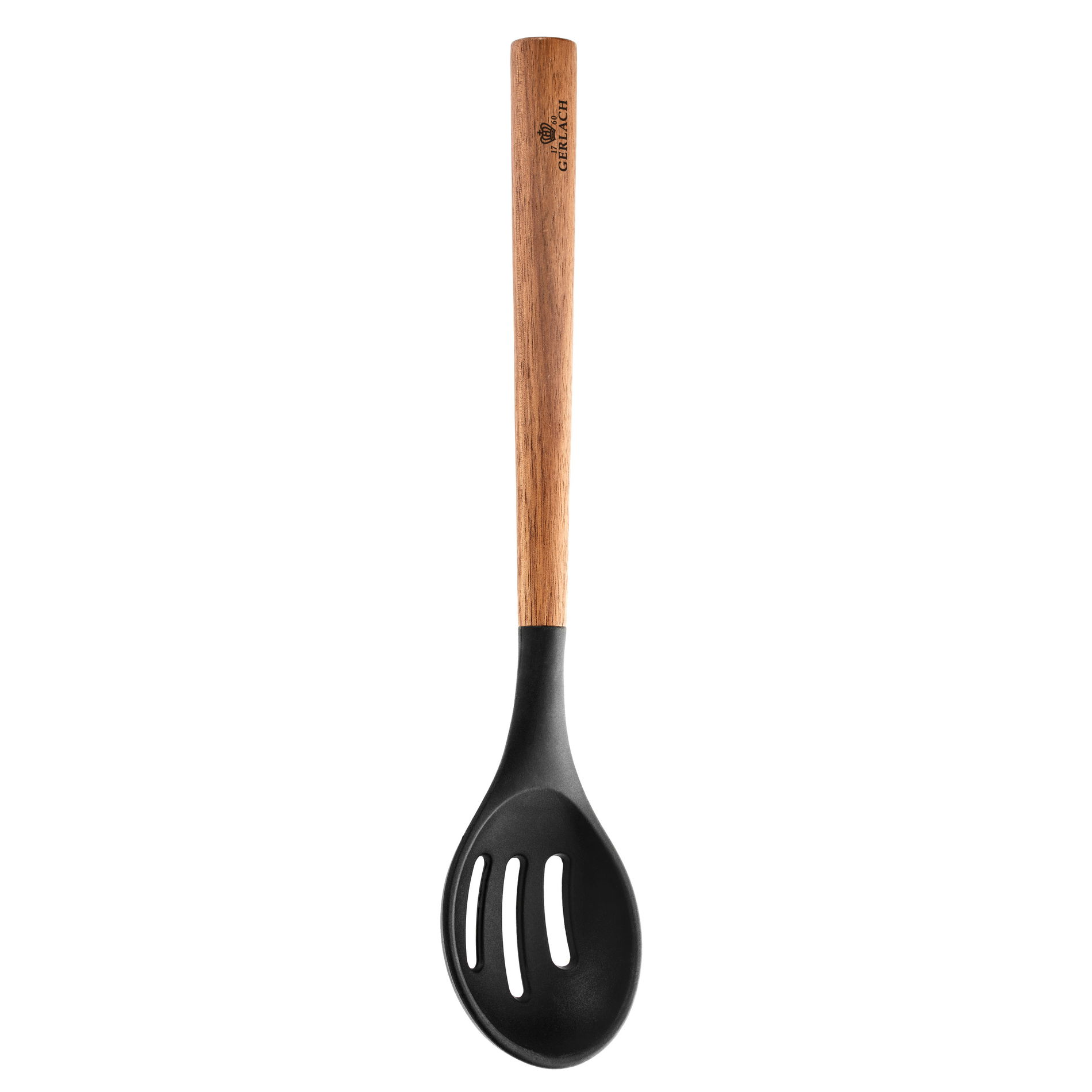 GERLACH Natur 38 cm - ažurová silikonová kuchyňská lžíce
