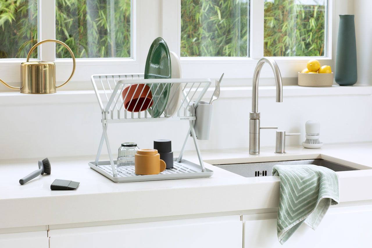 BRABANTIA SinkSide černá – stěrka na nádobí