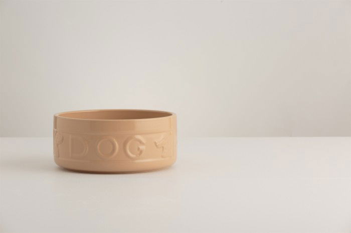 MASON CASH PetWare Dog 25 cm béžová - kameninová miska pro psy