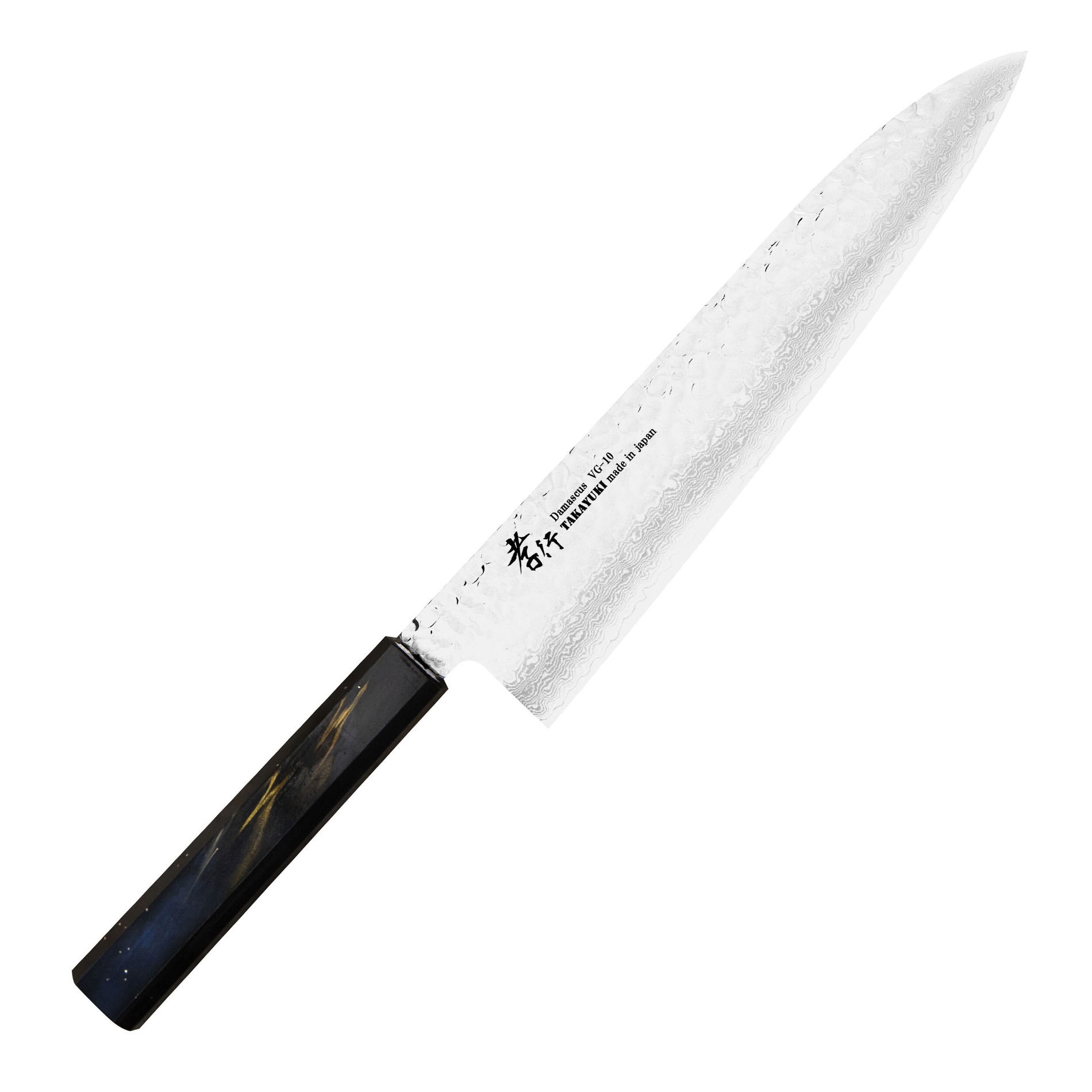 SAKAI TAKAYUKI Urushi Saiu 24 cm - japonský kuchařský nůž z damascénské oceli