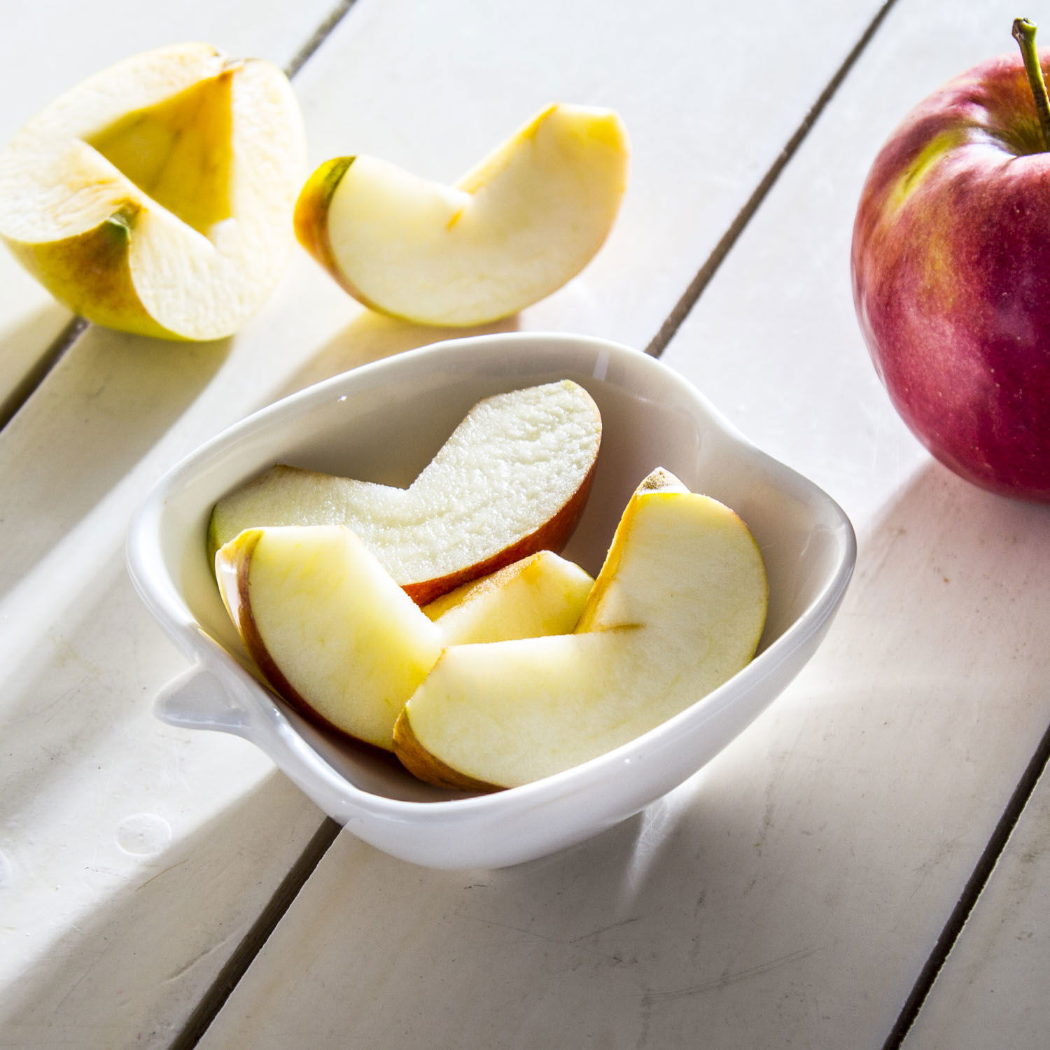 Keramická miska na dipy APPLE bílá 110 ml