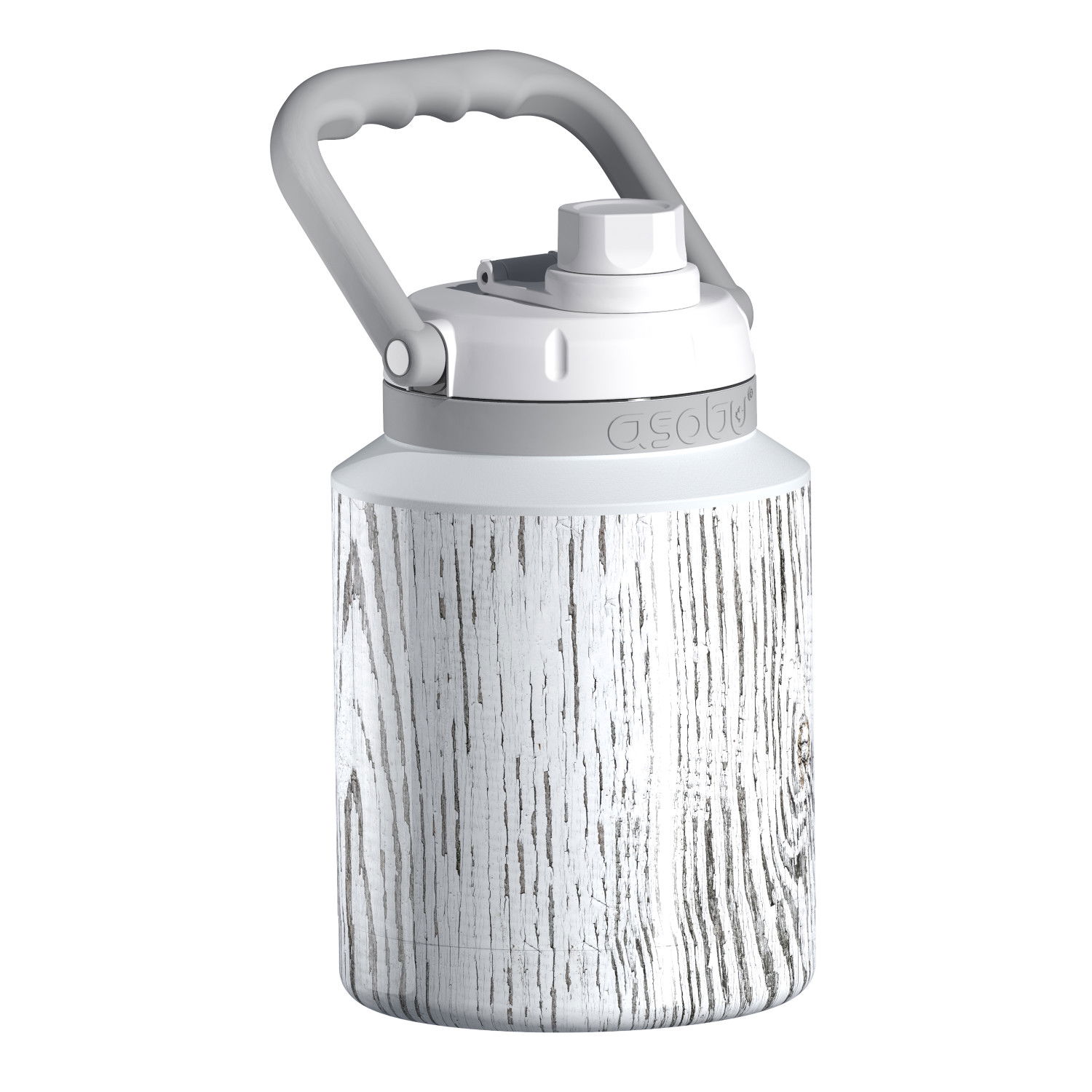 ASOBU Mini Jug White 0,975 l - butelka termiczna ze stali nierdzewnej ze słomką