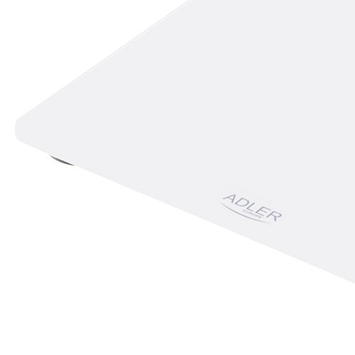 ADLER - elektronická skleněná koupelnová váha