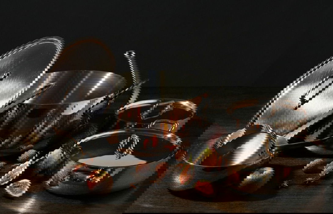 DE BUYER Inocuivre Tradition 24 cm měděná – měděná pánev