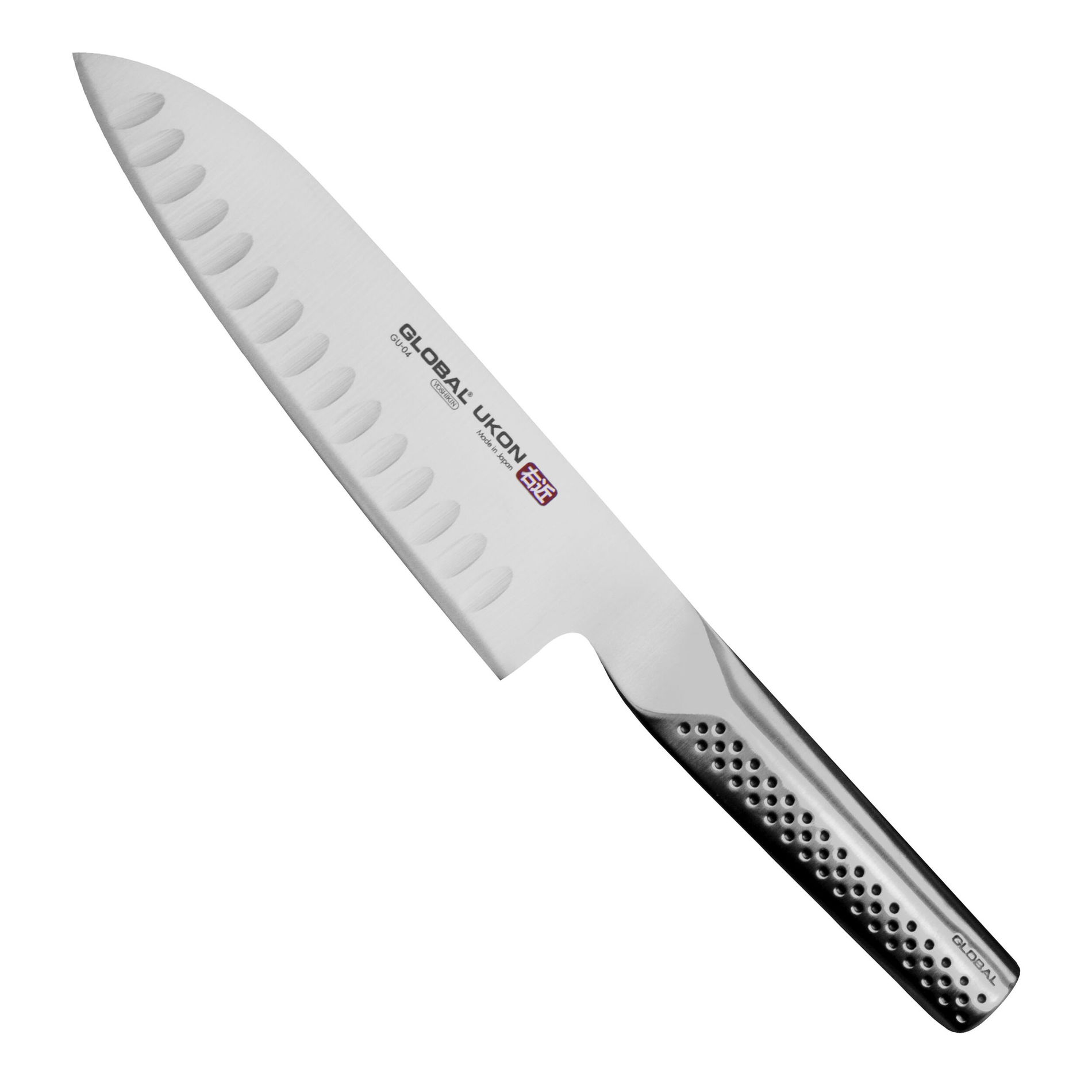 GLOBAL Ukon 18,5 cm - japonský nôž Santoku z nerezovej ocele