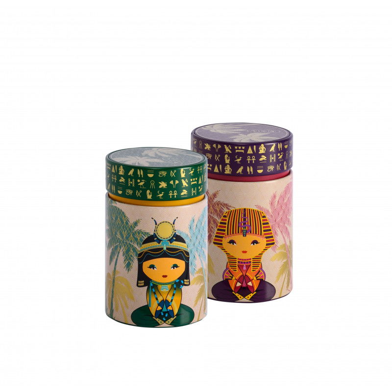 EIGENART TEAEVE LITTLE EGYPT PETROL PETROL MULTICOLORICOUS nerezová plechovka na čaj