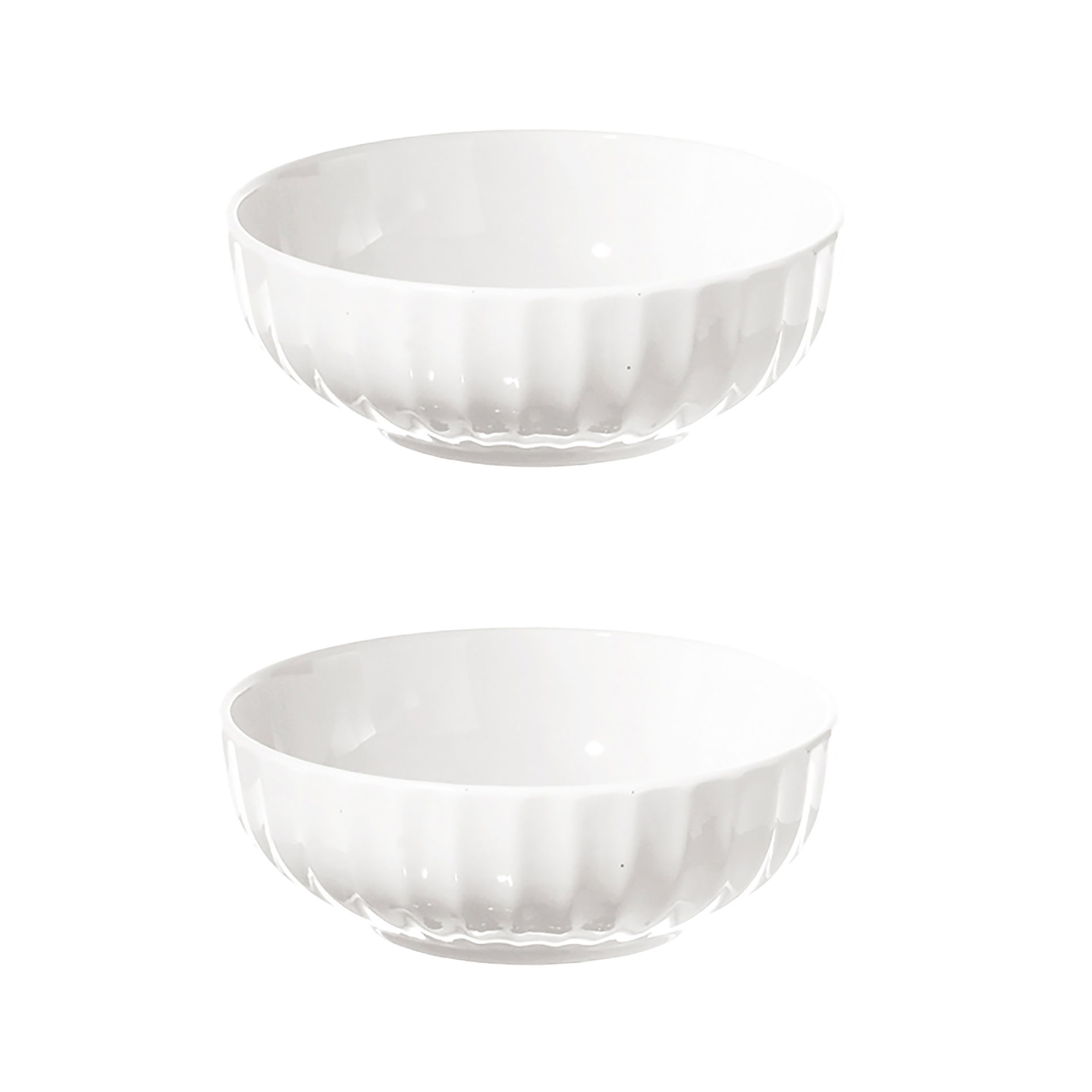 LA PORCELLANA BIANCA Pieve 22 cm 2 ks. - porcelánové misky / salátové misky