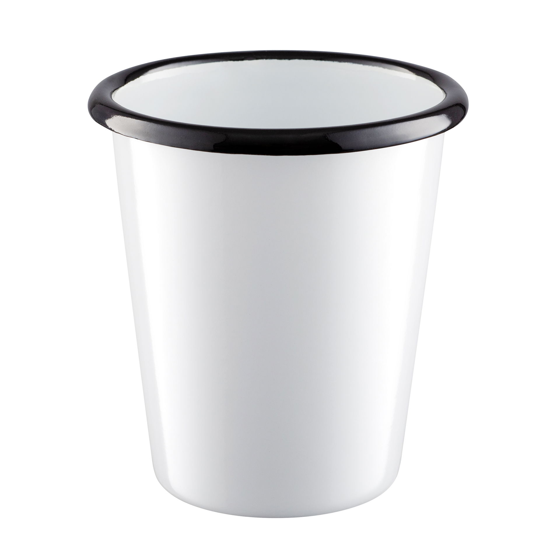 Turistický hrnek smaltovaný bez ucha OLKUSKIE WYROBY EMALOWANE OWE WHITE 400 ml
