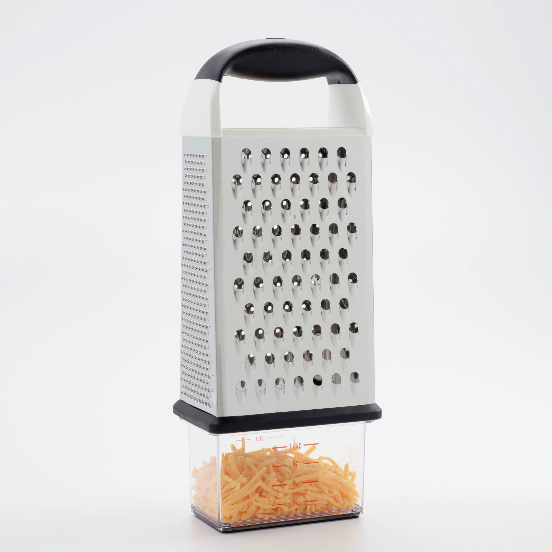 Nerezové ruční kuchyňské struhadlo s nádobou OXO GOOD GRIPS BOX GRATER