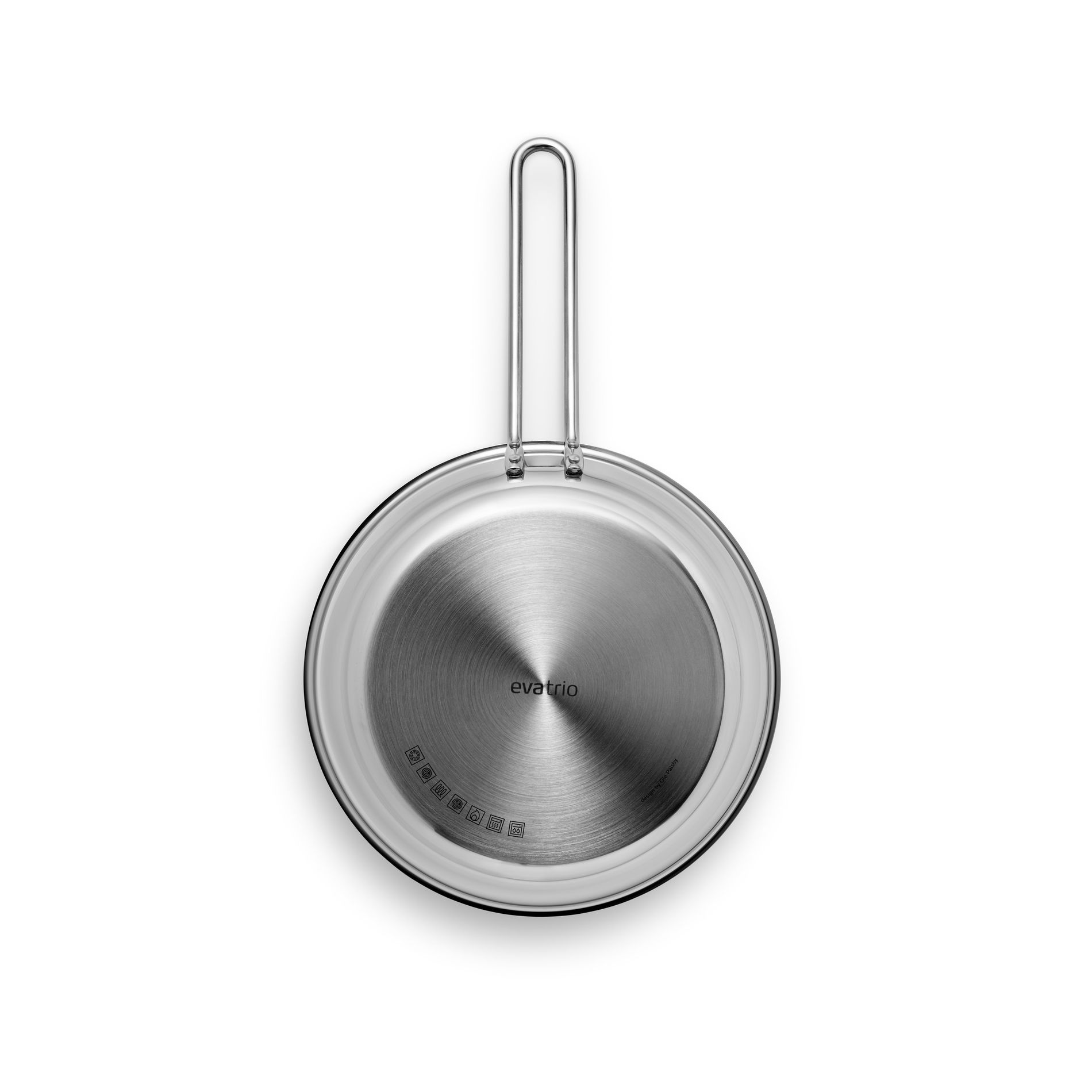 EVA TRIO Nerezová ocel 24 cm - nepřilnavá pánev
