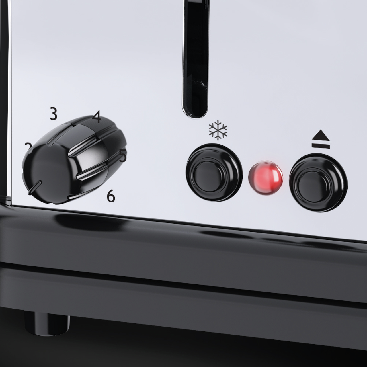 RUSSELL HOBBS Victory Four Slice Long Slot 1600 W – nerezový, elektrický toustovač/topinkovač