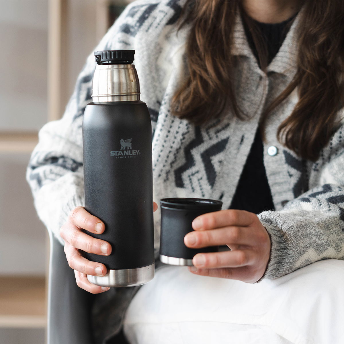 STANLEY Adventure 0,75 l - vakuumová termoska na kávu a čaj z nerezovej ocele