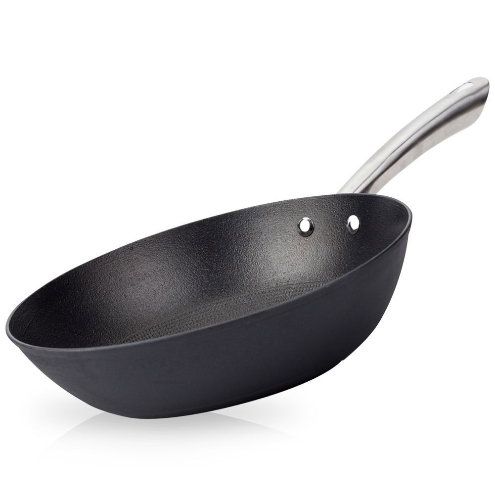 NAVA Atlas 28 cm - litinová pánev / wok