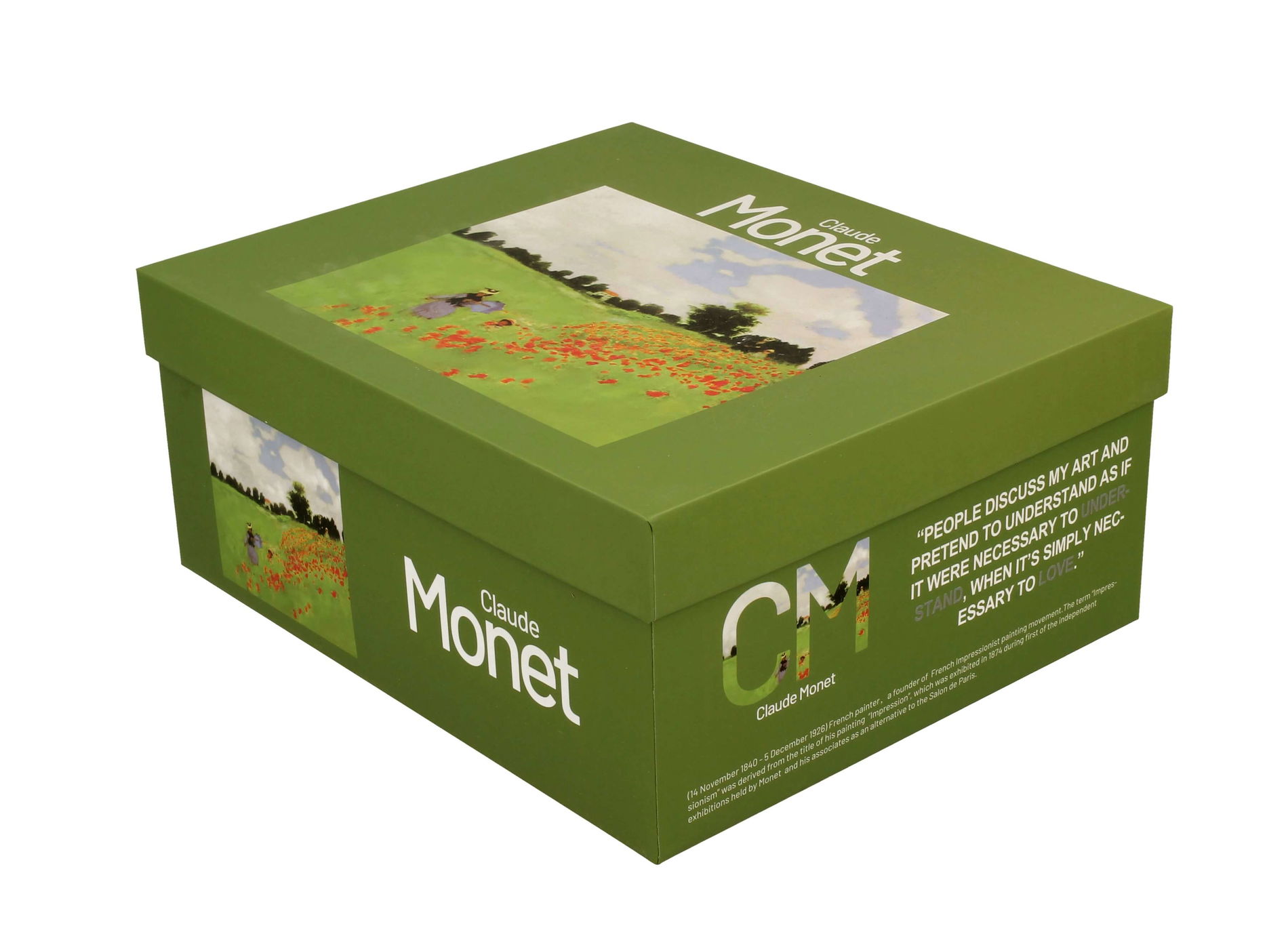 Porcelánové šálky s tanierikmi DUO ART GALLERY POPPY FIELD BY C. MONET 270 ml 2 ks