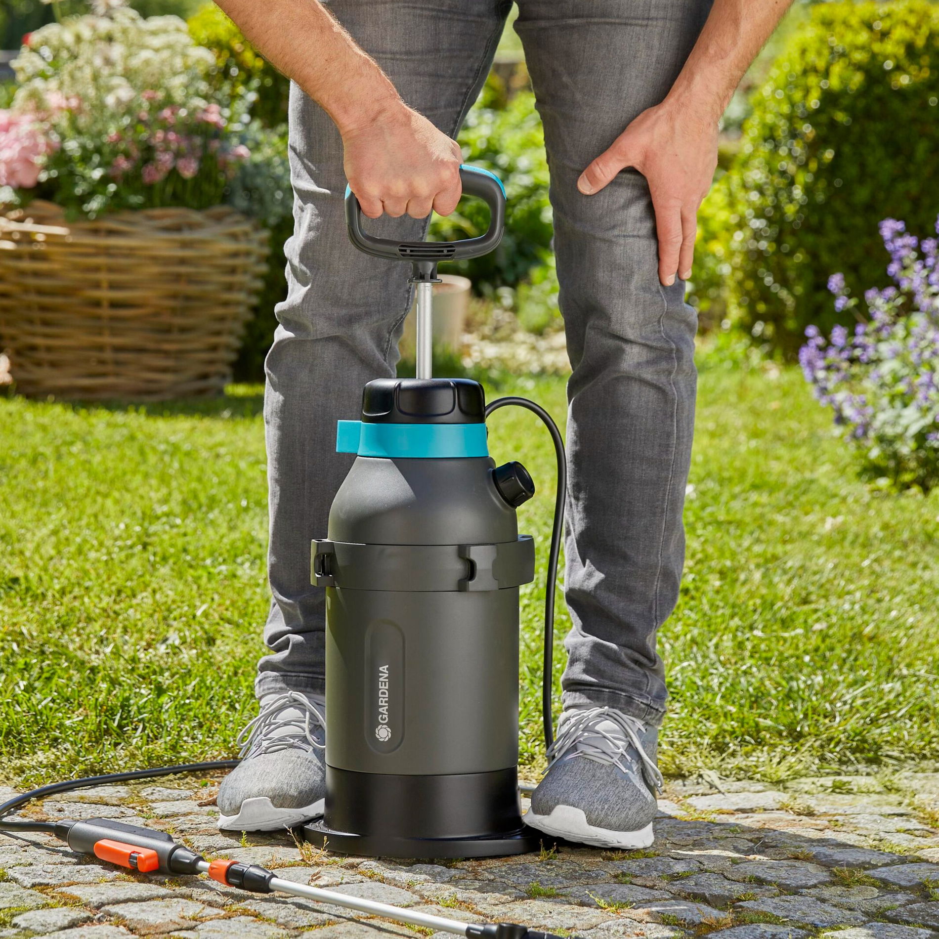 GARDENA Záhradný rozprašovač 5 l - postrekovač / tlakový ručný rozprašovač
