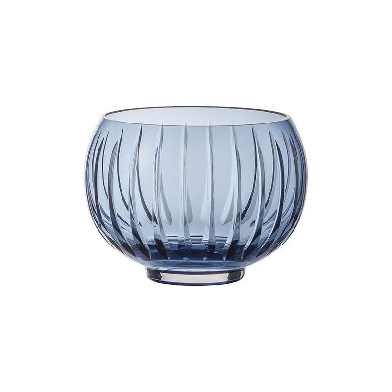 ZWIESEL 1872 SIGNUM MINI BLUE křišťálová váza na květiny 10 cm