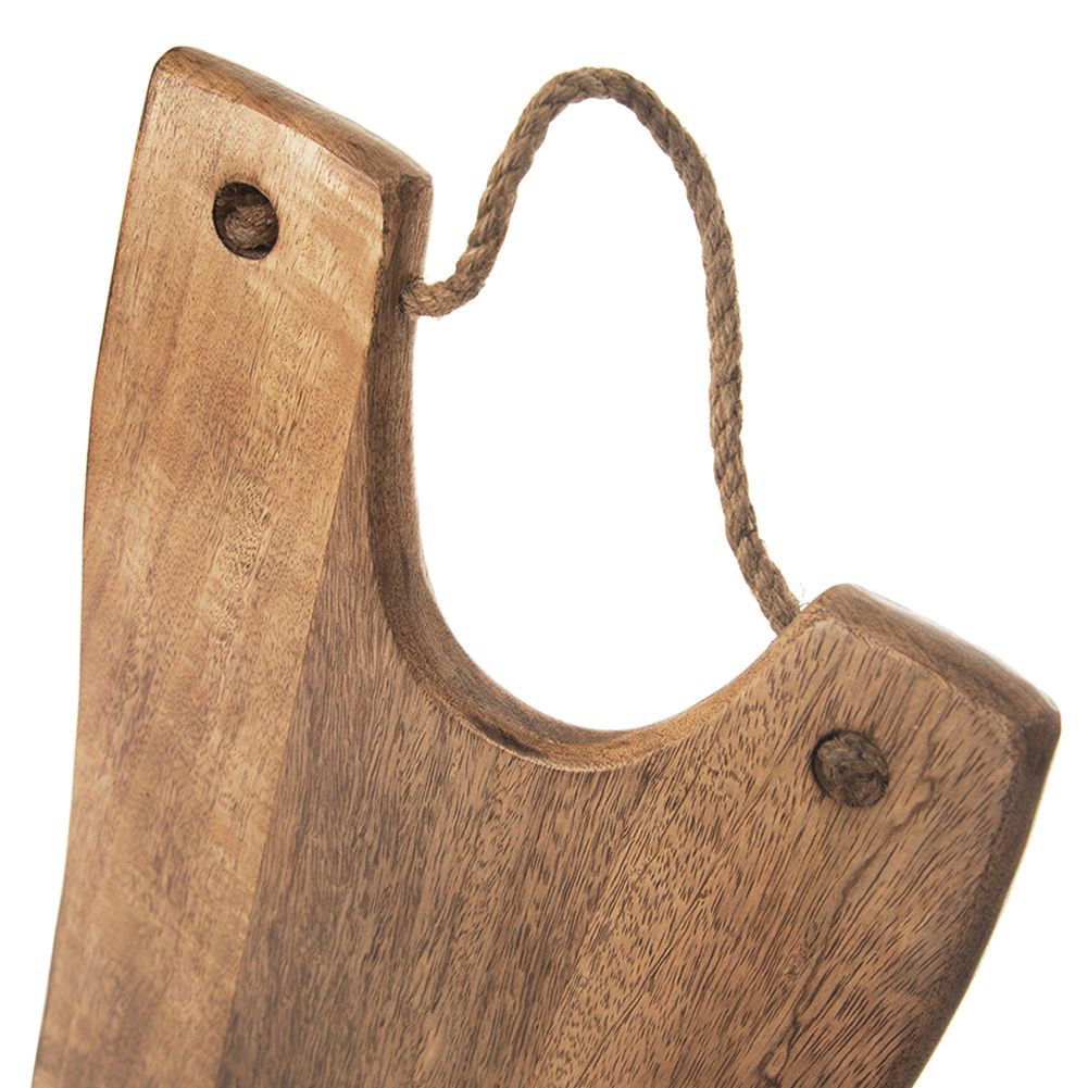 Drevená krájací a podávací doska MANGO 40,5 x 28 cm
