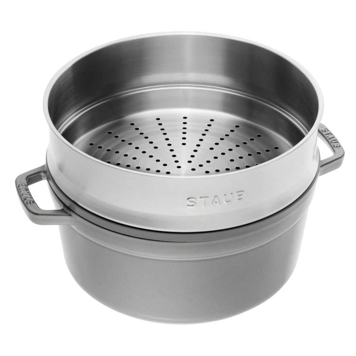 STAUB La Cocotte 3,8 l - litinový hrnec na vaření v páře s poklicí