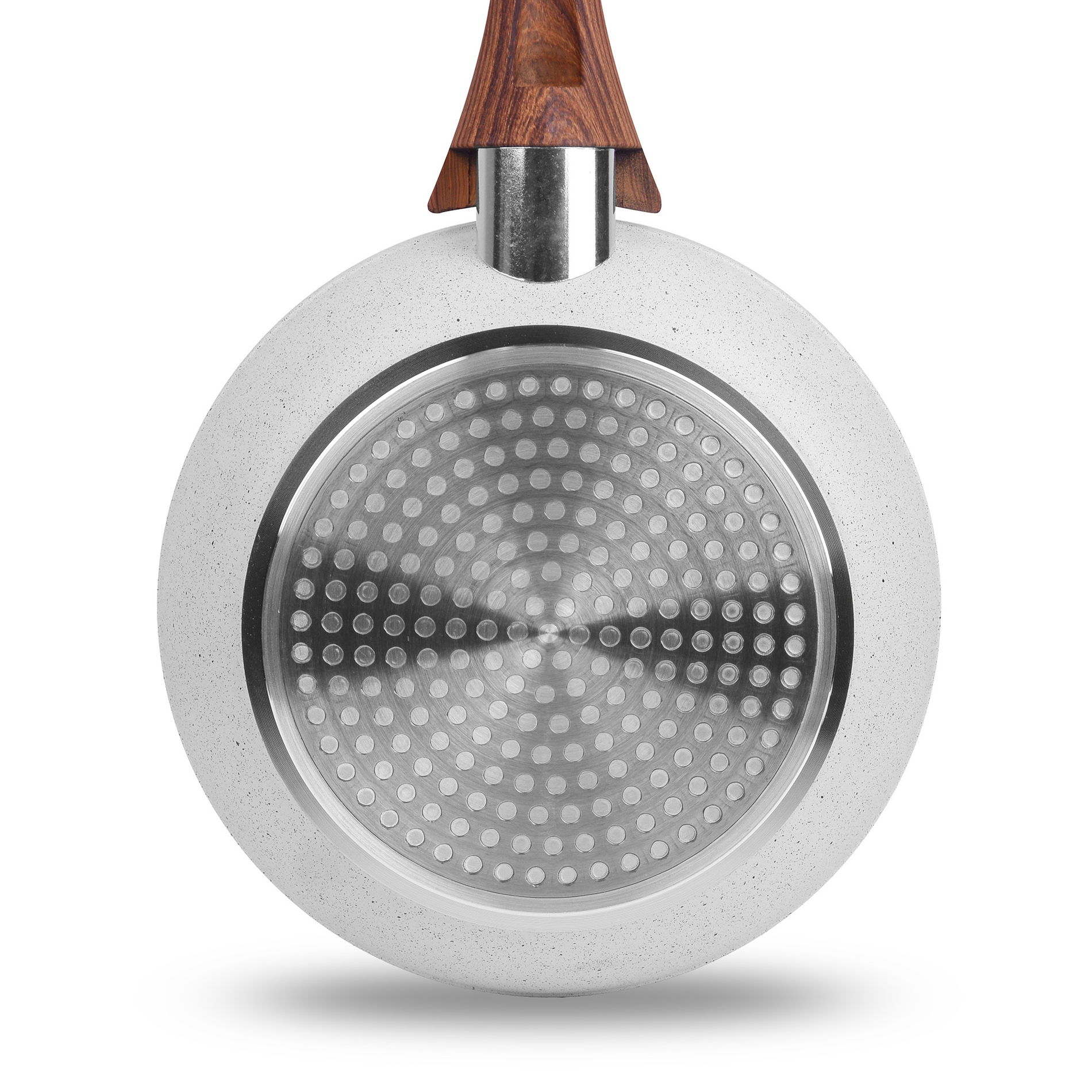 AMBÍCIA Príroda 26 cm biela - panvica / wok nepriľnavý