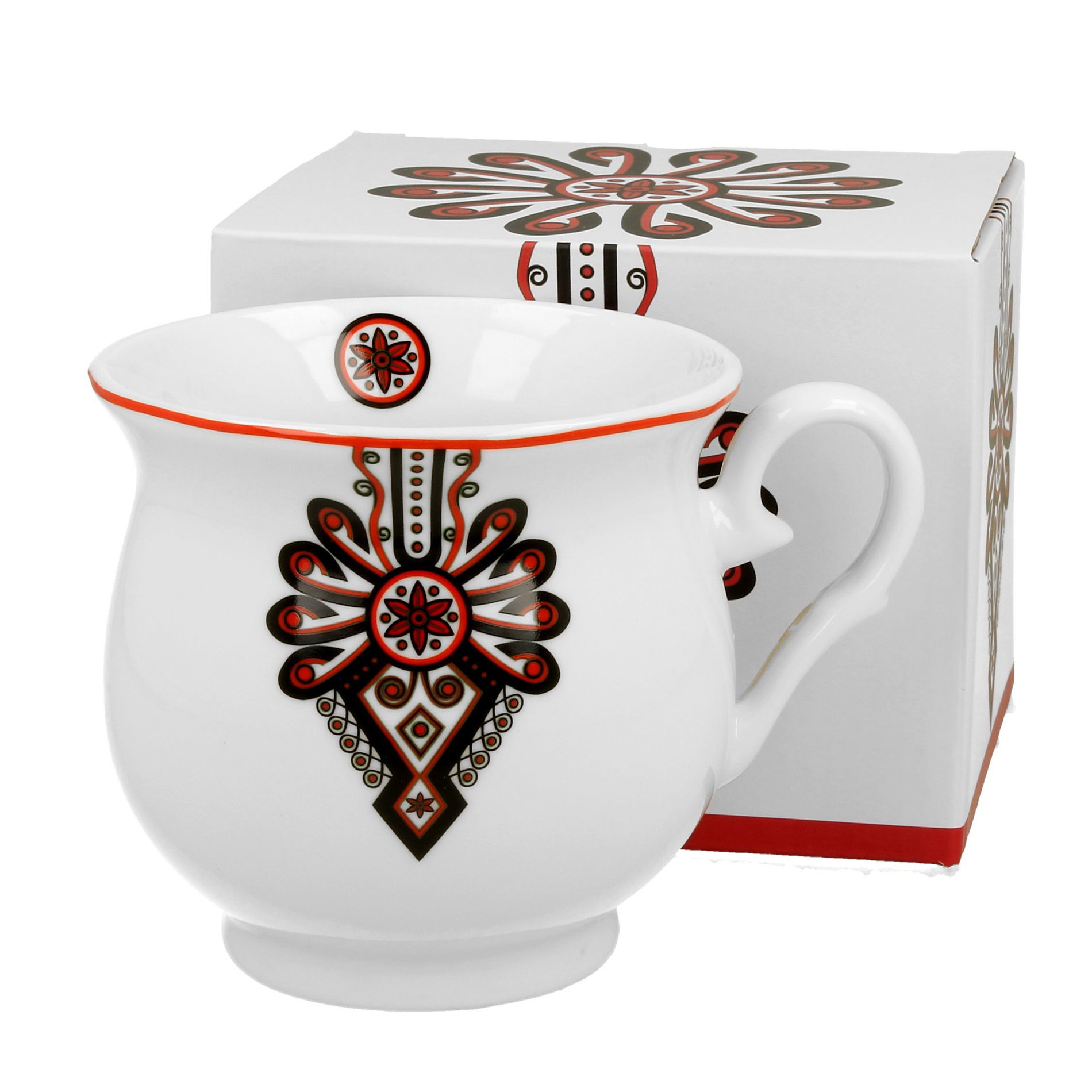 Porcelánový hrnček DUO ETNO PARZENICA 500 ml