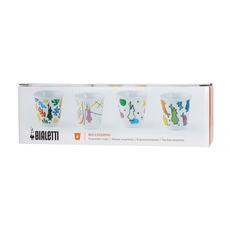 BIALETTI Arte 60 ml 4 ks - porcelánové šálky na espresso
