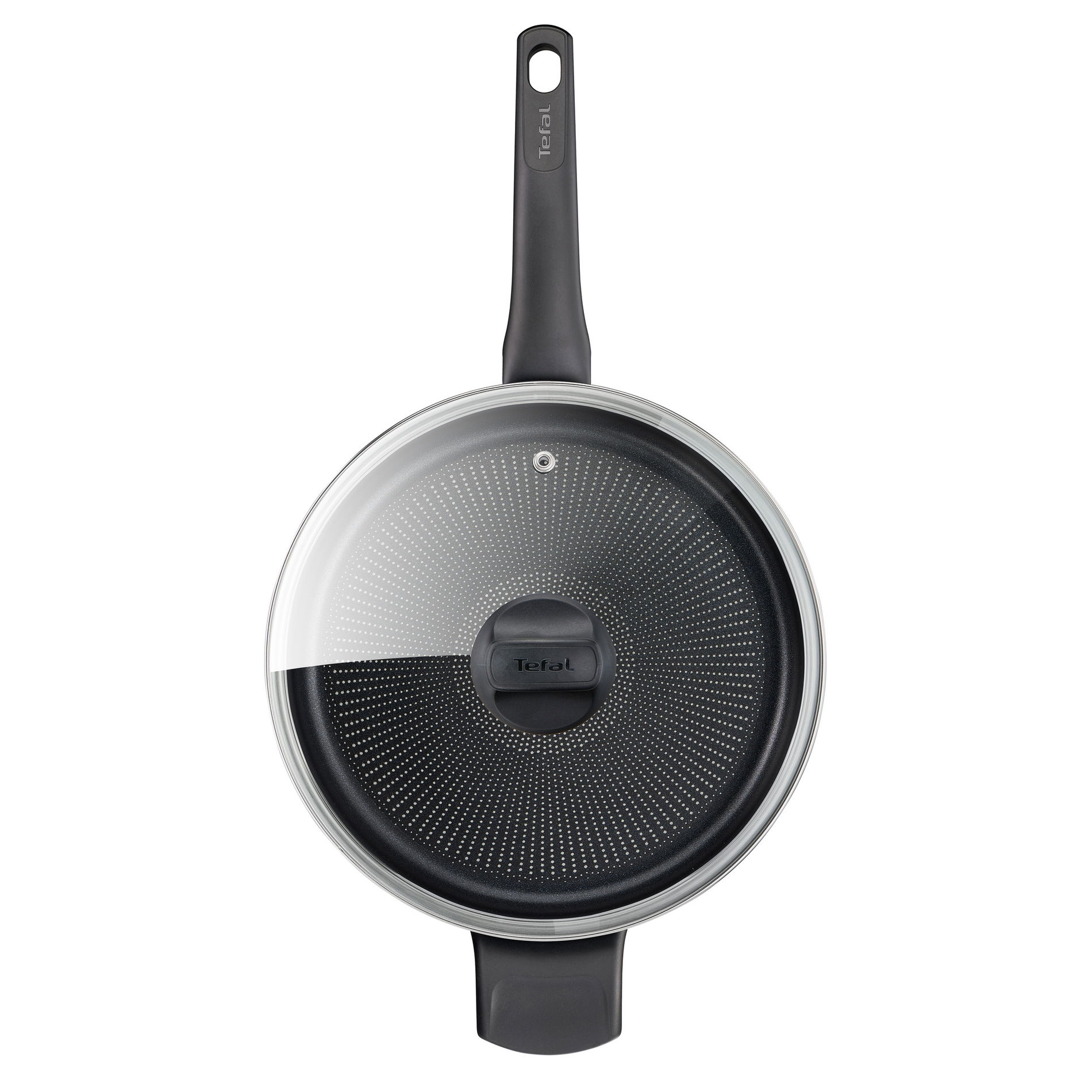 TEFAL Ultimate 26cm černá- nepřilnavá titanová pánev s pokličkou