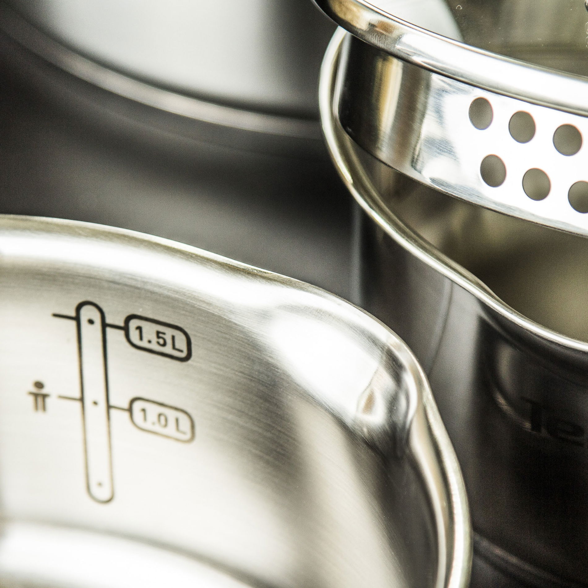 TEFAL Duetto Plus - sada 5 nerezových hrnců s pokličkami