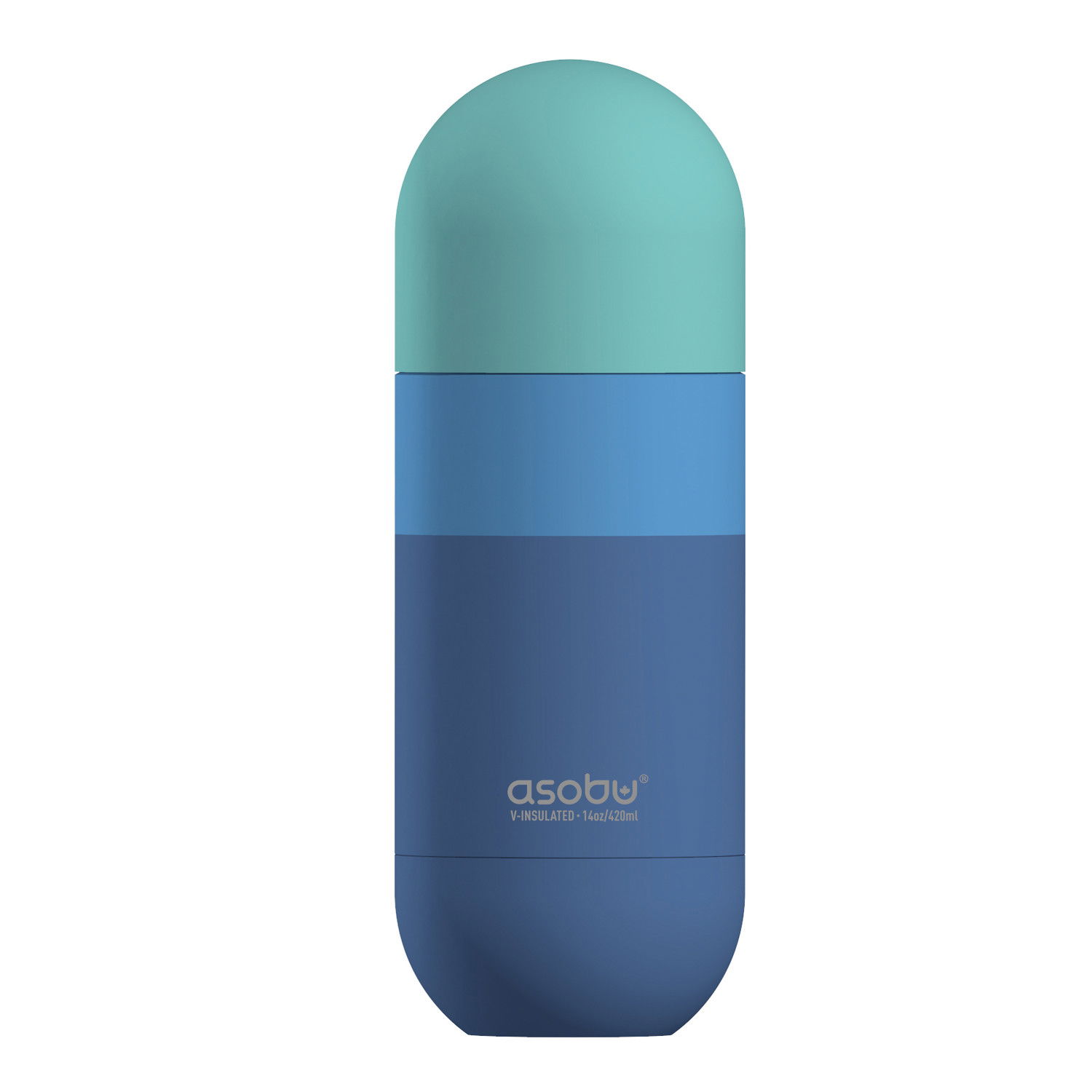 ASOBU ORB Pastel Blue 0,42 l - termoska z nerezové oceli