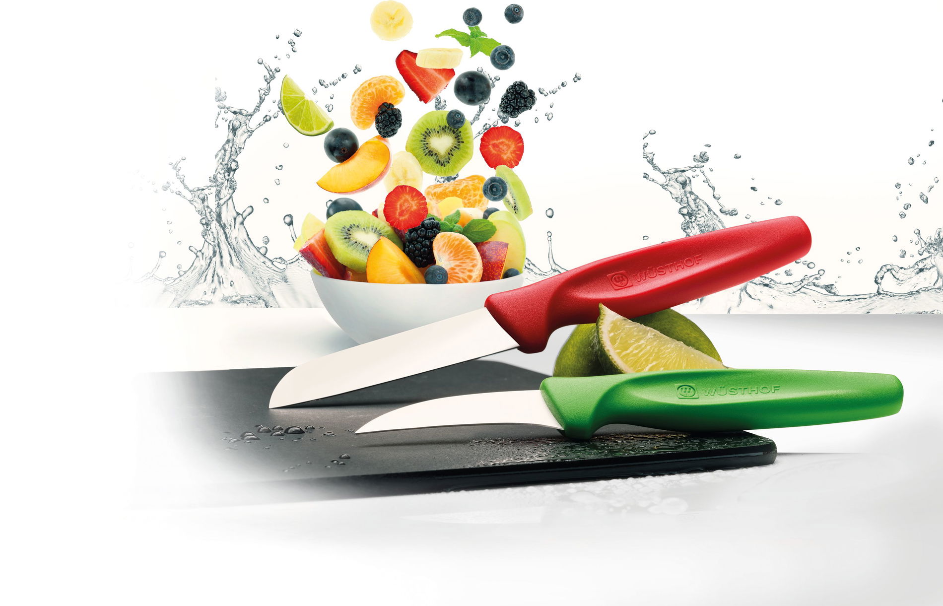 WUSTHOF Color 6 cm zelený – nůž na zeleninu a ovoce z nerezové oceli